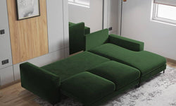 naduvi-collection-hoekslaapbank-mokpeo rechts velvet-donkergroen-velvet-banken-meubels6