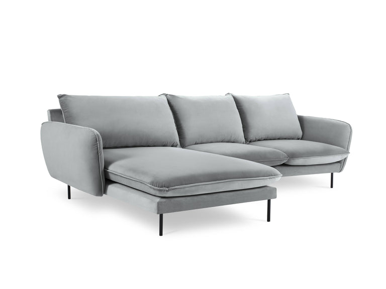 cosmopolitan-design-hoekbank-vienna-links-velvet-lichtgrijs-zwart-255x170x95-velvet-banken-meubels2