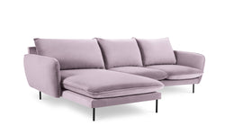 cosmopolitan-design-hoekbank-vienna-links-velvet-lavendelkleurig-zwart-255x170x95-velvet-banken-meubels2