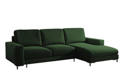 naduvi-collection-hoekslaapbank-mokpeo rechts velvet-donkergroen-velvet-banken-meubels1