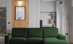 naduvi-collection-hoekslaapbank-mokpeo rechts velvet-donkergroen-velvet-banken-meubels5