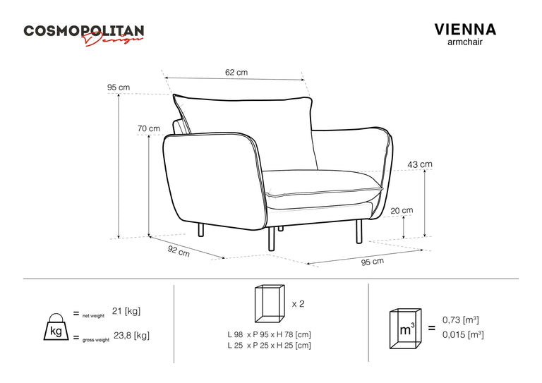 cosmopolitan-design-fauteuil-vienna-lichtgrijs-zwart-95x92x95-synthetische-vezels-met-linnen-touch-stoelen-fauteuils-meubels4