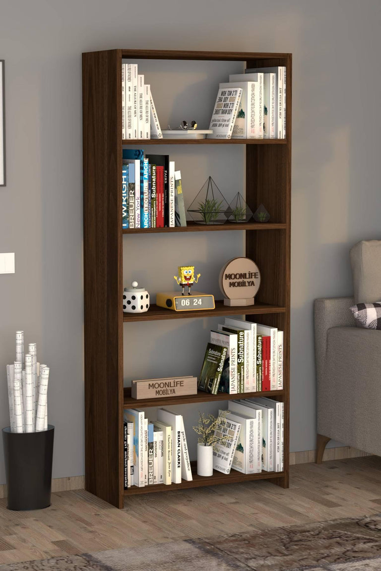 my-interior-boekenkast-five-bruin-spaanplaat-metmelaminecoating-kasten-meubels1