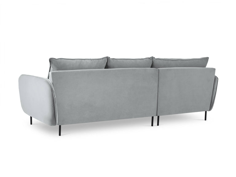cosmopolitan-design-hoekbank-vienna-links-velvet-lichtgrijs-zwart-255x170x95-velvet-banken-meubels3
