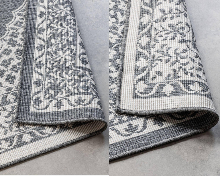 Teppich Meekly für drinnen und draußen, doppelseitig