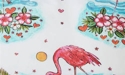 Bettbezug-Set Flamingo
