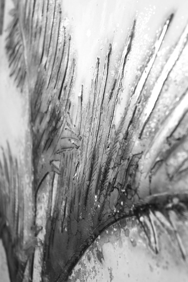 Dekoratives Wandobjekt Palm I 80cm x 100cm