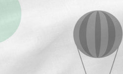 Kinder-Spannbettlaken Air Balloon