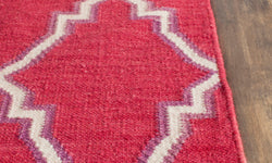 Teppich Nico Dhurrie handgefertigt Wolle