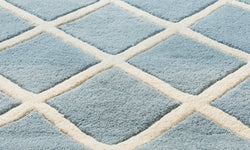 Teppich Soho handgefertigt Wolle