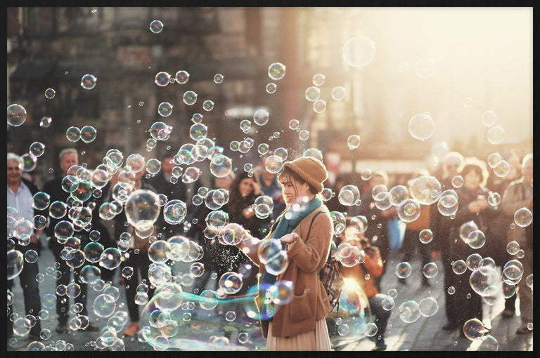 Wanddekoration Bubbles