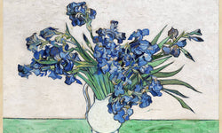 Wanddekoration Vase mit Iris