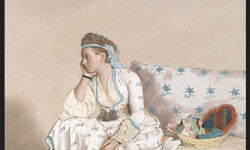 Wanddekoration Frau im türkischen Kleid